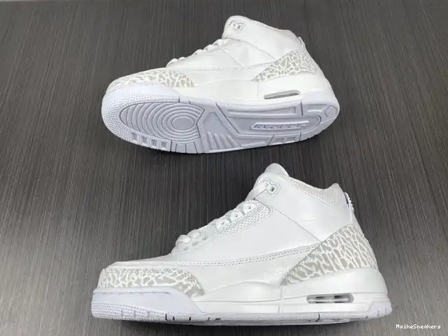 MaikeSneakers White' Retro PS 429487-111 Jordan 3 'Triple Air 0519